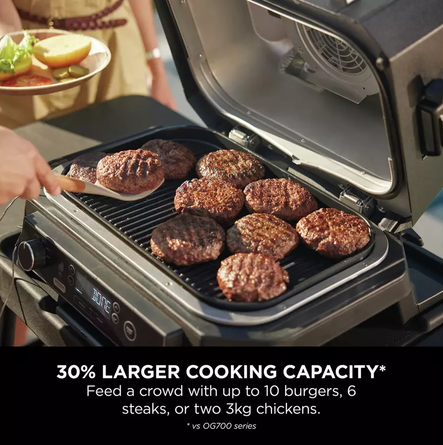 Ninja Woodfire Pro XL Electric BBQ Grill & Smoker OG850UK