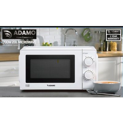 Adamo Microwave White SDA2637ED 20L 700w ds
