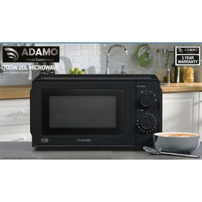 Adamo Microwave Black SDA2638ED 20L 700w ds