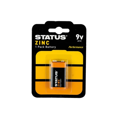 Status Zinc Battery 9v