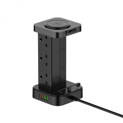 LDNIO SKW6457 15W Wireless Charging Power Socket Tower