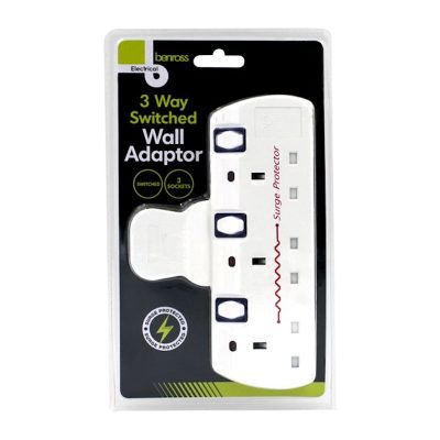 Benross 3 Way Switched Wall Adapter