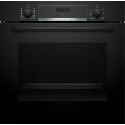 Bosch Series 4 Built-in Oven with Added Steam Function 60 x 60cm HQA534BB3B - Black