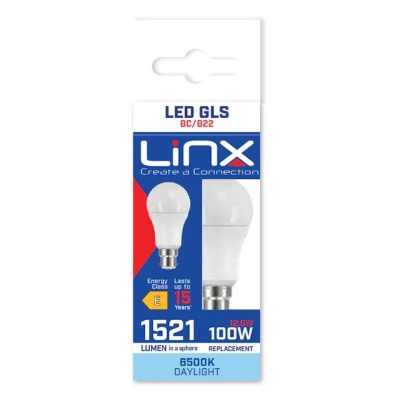Linx LED GLS BC/B22 100W 12.6 1521 Lumens Bulb LX0026