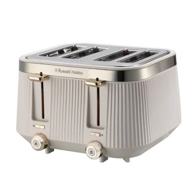 Russell Hobbs 4 Slot Toaster Bronte 26771 - Stone