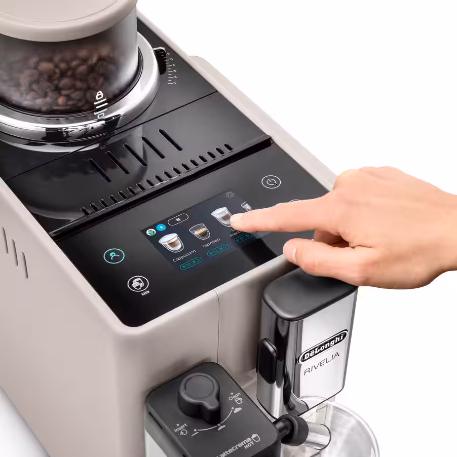 DeLonghi Rivelia Sand Beige Automatic Coffee Maker EXAM440.55.BG