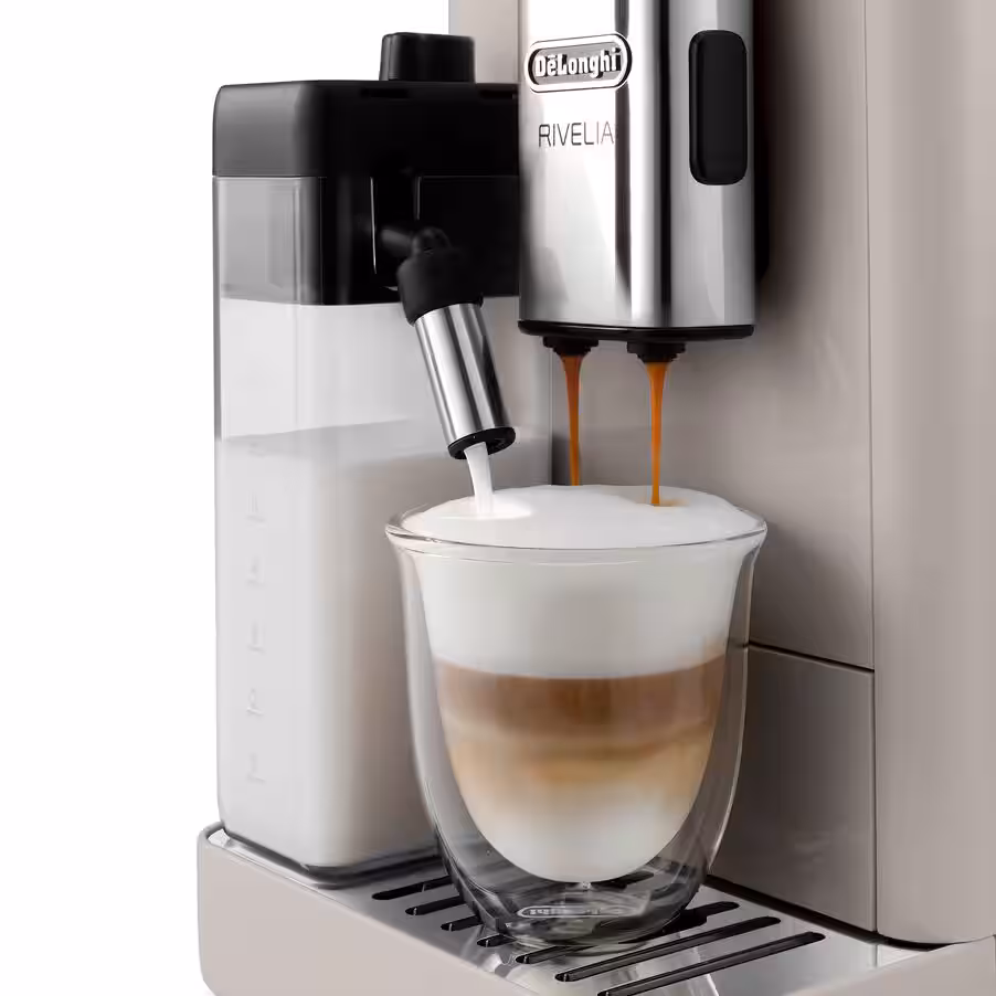 DeLonghi Rivelia Sand Beige Automatic Coffee Maker EXAM440.55.BG