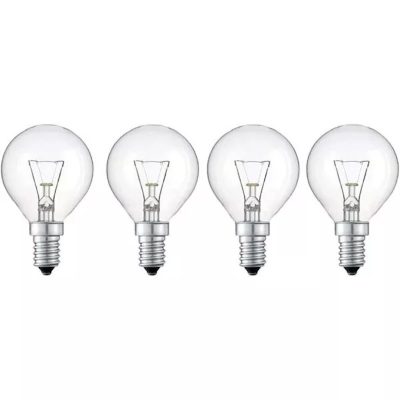 Status 40w Clear Heavy Duty Round Bulb Screw-in Bulb
