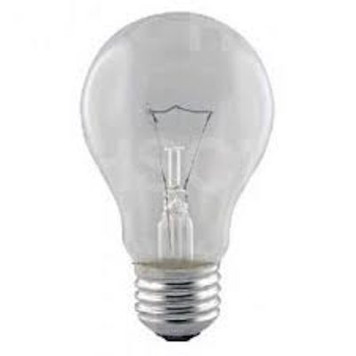Status 100w Clear Heavy Duty Bulb Screw Cap E27 - Pack of 2