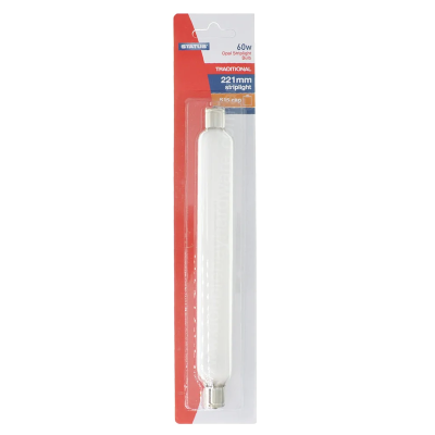 Status Opal Strip Light Bulb 60w S15 Cap 221mm