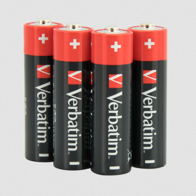 Verbatim Premium AA Alkaline Battery 49921 - 4 Pack (Online Only)