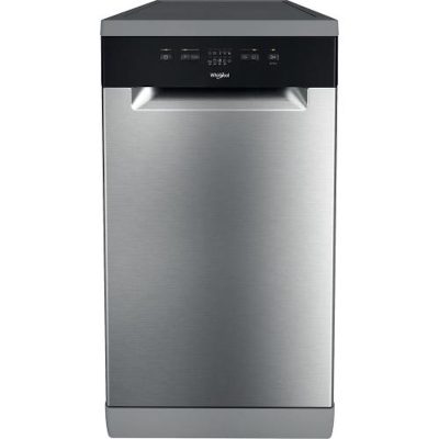 Whirlpool 45cm Slimline Dishwasher WH2FE10CS80XUK - Stainless Steel