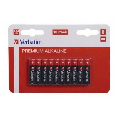 Verbatim Alkaline Battery AAA 10 Pack 49874 (Online Only)