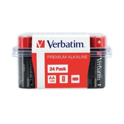 Verbatim Alkaline Battery AA 49505 - 24 Pack