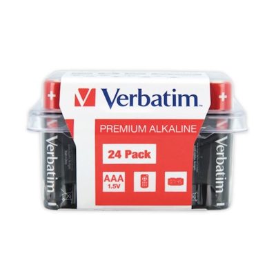 Verbatim Alkaline Battery AAA 49504 - 24 Pack