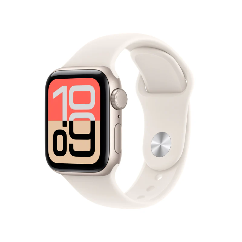 Apple Watch SE 3 40mm MEH34MP/A - Starlight Aluminum Case with Starlight Sport Band S/M