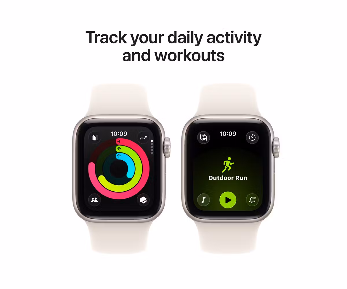 Apple Watch SE 3 40mm MEH54MP/A - Starlight Aluminum Case with Starlight Sport Band M/L
