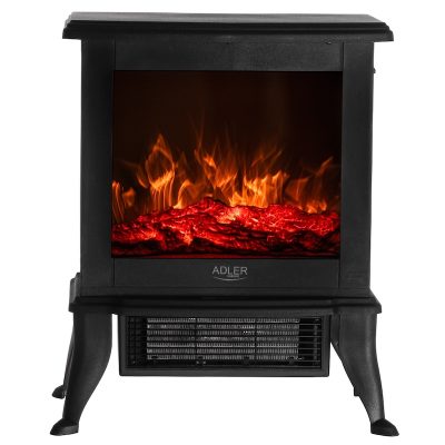 Adler AD 7754 Electric Fireplace 1800W 3D Flame Effect