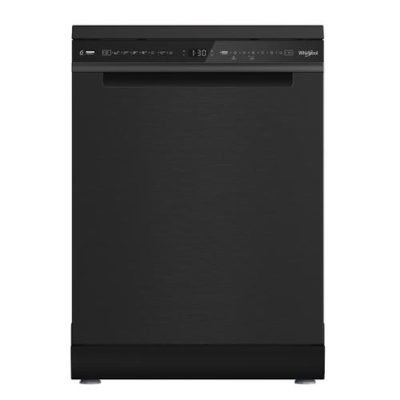 Whirlpool 15 Place Setting Freestanding Dishwasher W8FHS61BSUK - Black