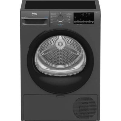 Beko 9KG Heat Pump Tumble Dryer with Steam Cure BM3T3933NA - Anthracite Grey