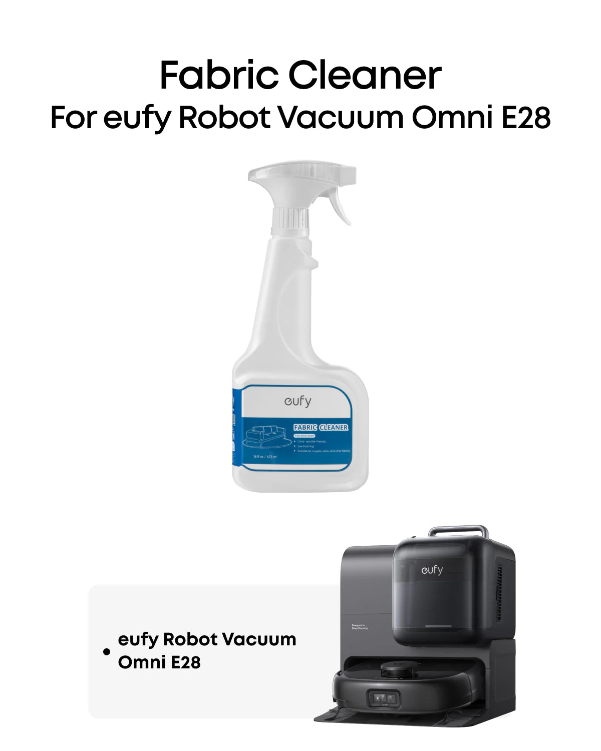 Eufy Omni E28 Fabric Cleaning Solution T290PG20