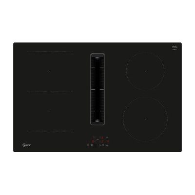 Neff N70 V58NBS1L0 80cm FlexInduction Venting Hob – Black Glass