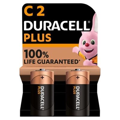 Duracell Plus C2 LR14/MN1400 Battery - 2 pack