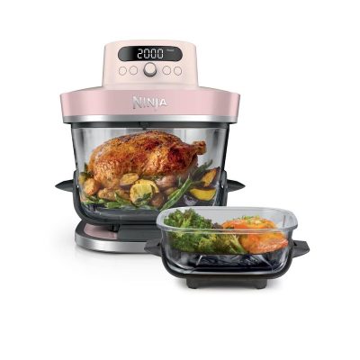 Ninja CRISPi PRO 7-in-1 XL Glass Air Fryer AS101UKRS - Rose Quartz