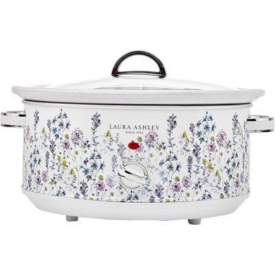 Laura Ashley 6.5L Large Electric Slow Cooker VQSLWC6LLAWMUK – Wild Meadow Floral Print