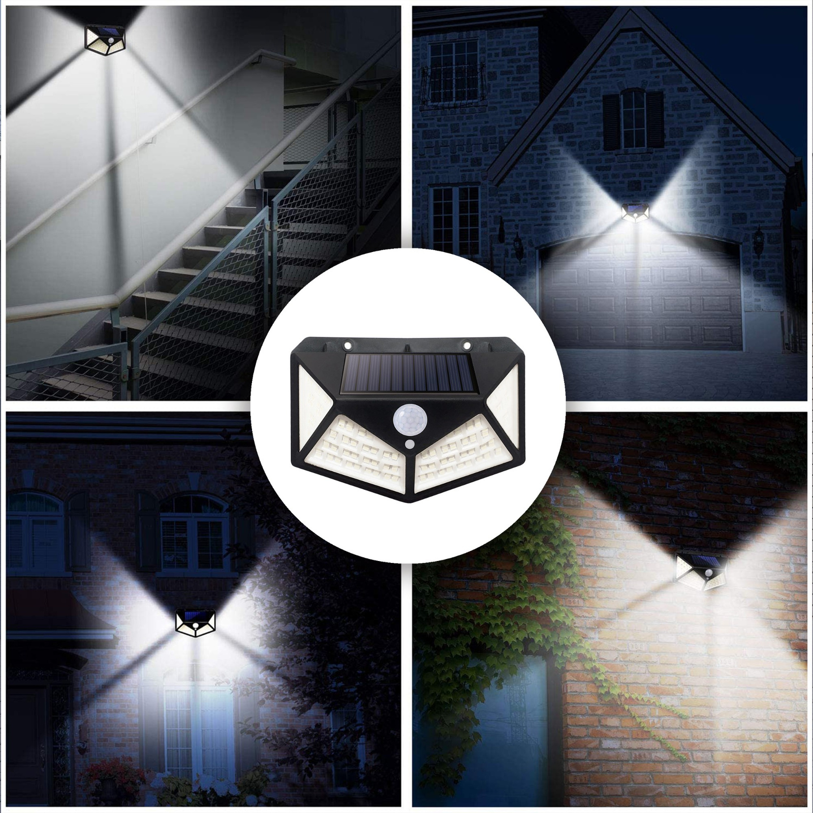 Forever Light SUNARI FLS-65 Solar Lamp | 100 SMD LED 6W 480lm PIR Outdoor Light