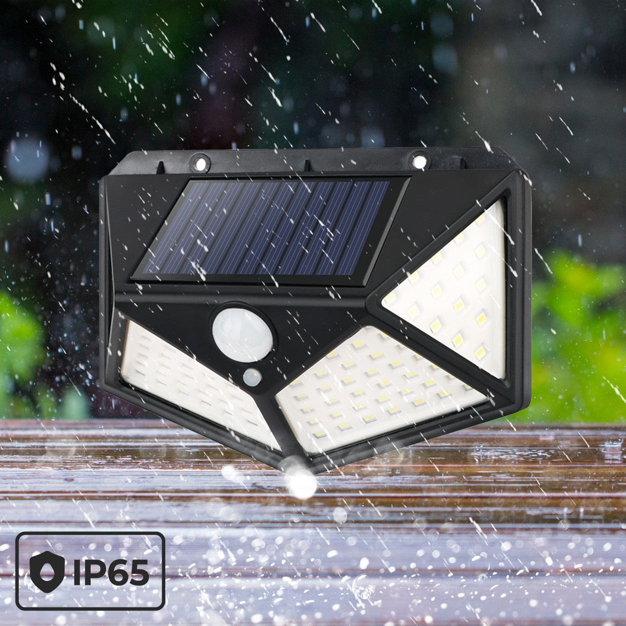 Forever Light SUNARI FLS-65 Solar Lamp | 100 SMD LED 6W 480lm PIR Outdoor Light
