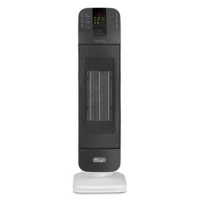 DeLonghi Bend Line Tower Ceramic Fan Heater HFX65V20 – Black & Grey